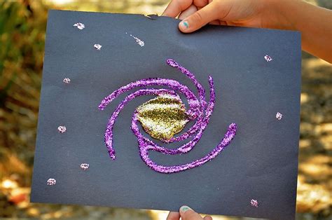 Kids' Crafts Basics | Galaxy art, Galaxy artwork, Glitter art