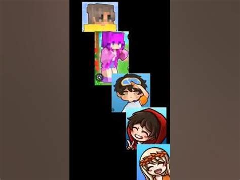 Cash Nico Zoey Shady Mia sing ️💙💜💛🧡 in #minecraft - YouTube