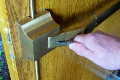 Panic Bar Door Repair : 9 Steps (with Pictures) - Instructables