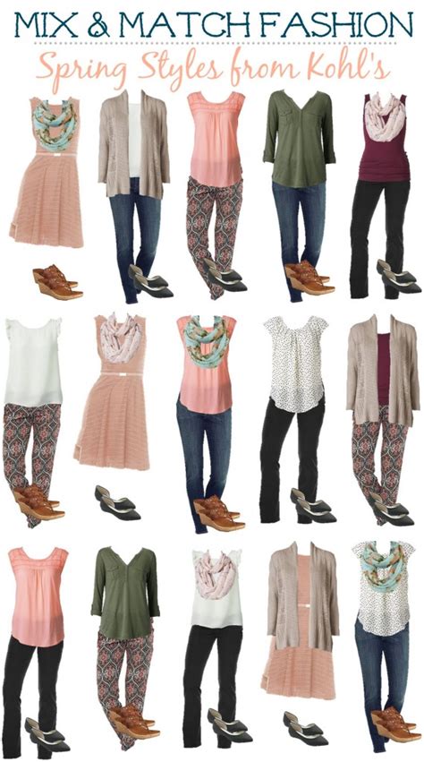 Mix and Match Spring Fashion From Kohl's - ROCK AND DROOL