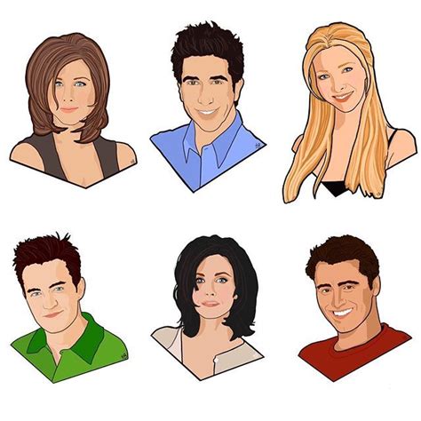 The cast of Friends // #friends #illbethereforyou #rachelgreen #monicageller #phoebebuffay # ...