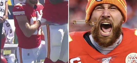 Travis Kelce Fined $10 Million For Kneeling During National Anthem ...