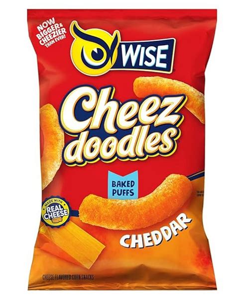 Wise Foods Cheddar Cheese Doodles Baked Puffs, 3-Pack 8.5 oz. Bags - Walmart.com