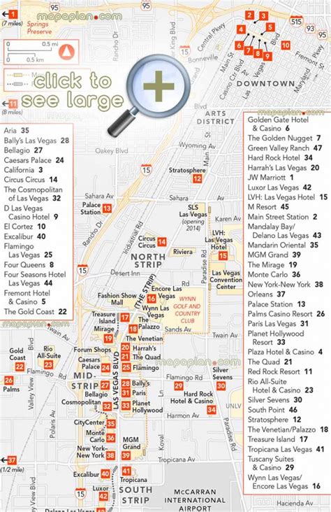 Printable Map Of Downtown Las Vegas - Printable Maps