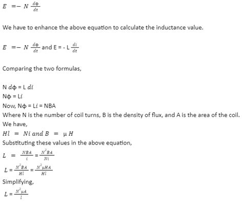 How to Calculate the Derivation of Inductance