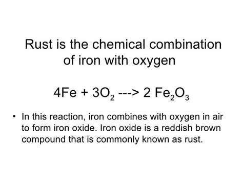 Symbol Equation For Rusting Of Iron - Tessshebaylo