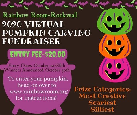 Rockwall’s Rainbow Room hosts Virtual Pumpkin Carving Contest – Blue ...