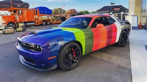 Dodge Challenger Debuts Its Limited-Edition Multi-Color Wrap