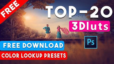 Free Download - Top 20 Premium 3Dluts Color Lookup Presets