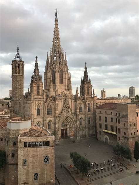 Barcelona Cathedral in the Gothic Quarter | Gothic cathedral, Cathedral ...