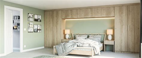Fitted Wardrobes With A Bed In The Middle - Made To Measure