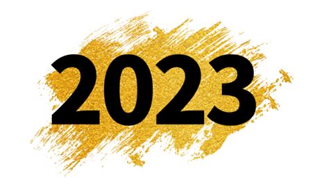 2023 Grafia Del Carattere Glitter Del Nuovo Anno, 2023, Nuovo Anno, Veloce PNG e Vector per il ...