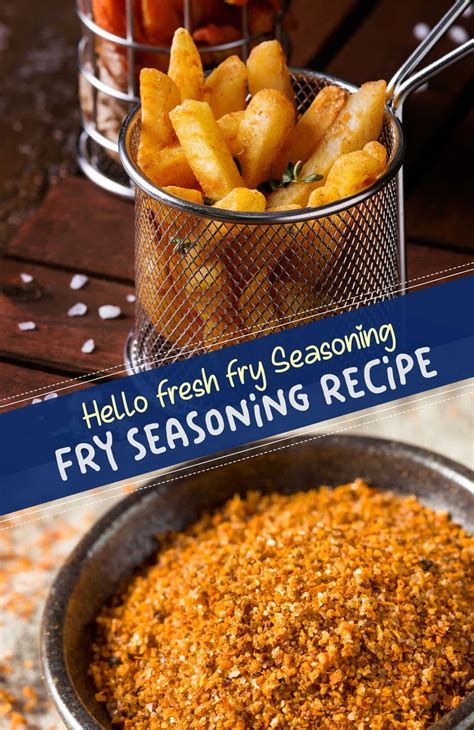 Hello Fresh Fry Seasoning Recipe - The Fork Bite