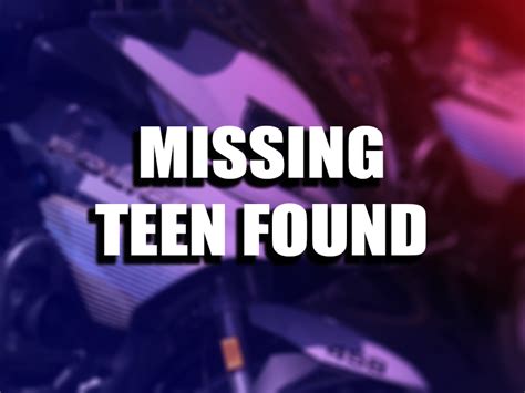 Missing teen found - InMaricopa