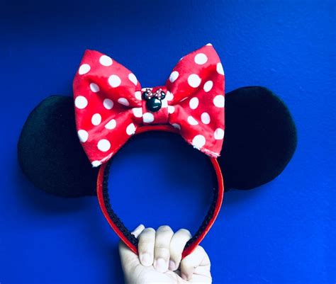 Minnie Mouse Inspired Mouse Ears - Etsy