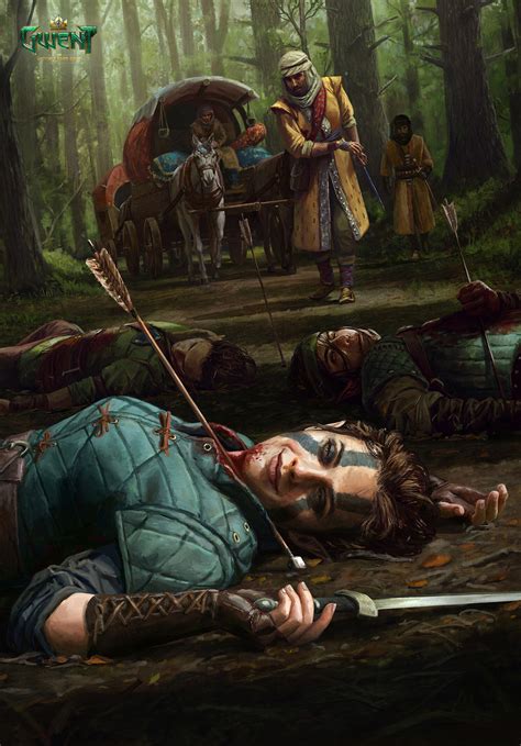 Wallpaper : Feign Death, video games, Video Game Art, artwork, video game girls, Gwent, fan art ...