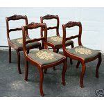 4 1940's ROSE BACK DUNCAN PHYFE LEG DINING ROOM CHAIRS | Dinning room ...