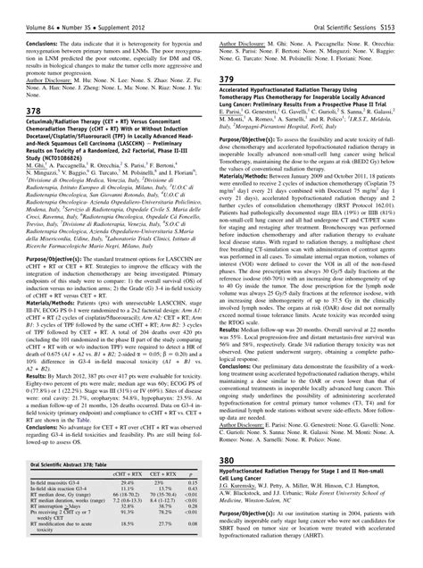 (PDF) Accelerated Hypofractionated Radiation Therapy Using Tomotherapy Plus Chemotherapy for ...