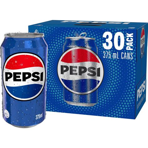 Pepsi Cans 30x375ml | Woolworths