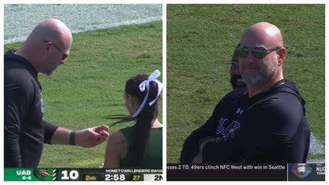 Trent Dilfer Shows UAB Cheerleader Super Bowl Ring Day 1 On The Job ...