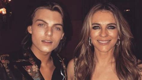 Liz Hurley shares sexy selfie from son Damien’s 16th birthday