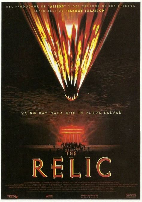 the movie poster for the release of the film's original title, the relic