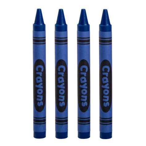 Premium Kids' Blue Crayons Loose Bulk 500/Pack | #MCRAYBB500 | PaperRolls-N-More.com