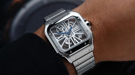 Cartier Santos De Cartier Skeleton - Ticking Way