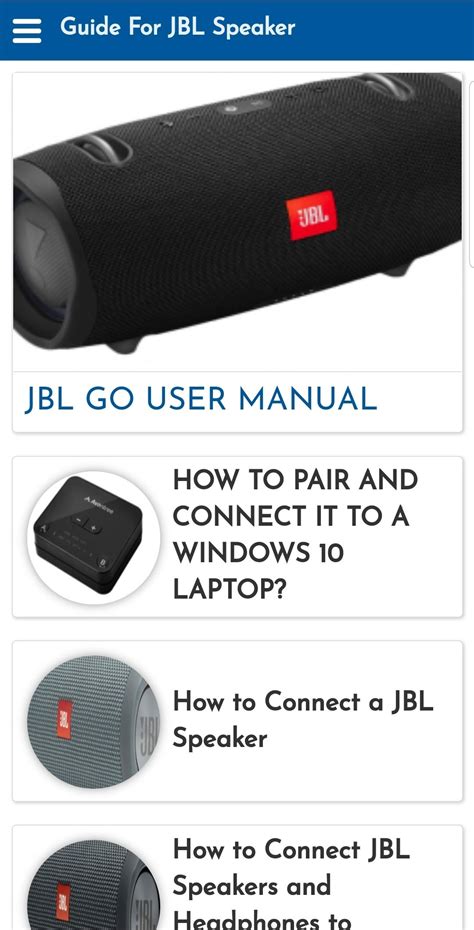 Guide For JBL Speaker APK for Android Download