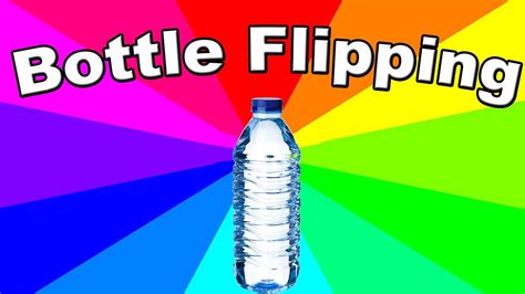 What is bottle flipping? The history of the water bottle flip challenge meme #flipforacure - YouTube