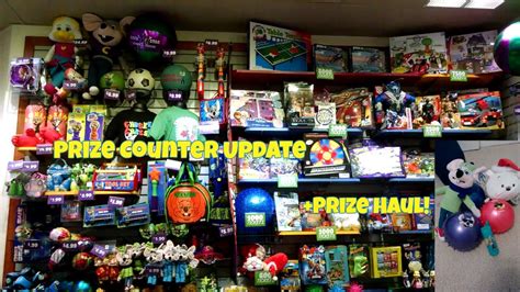 Chuck E. Cheese's Prize Counter Update + Prize Haul November 2015 - YouTube