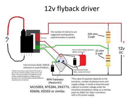 Flyback Transformer Tester Circuit Diagram