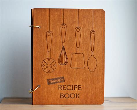 Recipe Binder Book Personalized Cookbook Journal - Etsy