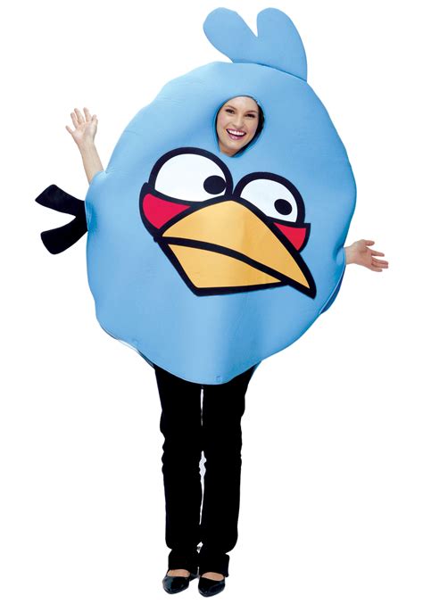 Angry Birds Adult Blue Bird Costume - Halloween Costume Ideas 2019