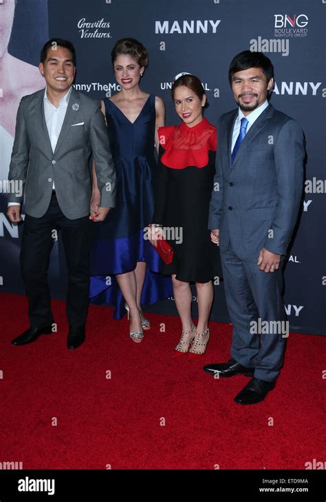 Los Angeles Premiere Of "Manny" Featuring: Ryan Moore, Jinkee Pacquiao ...