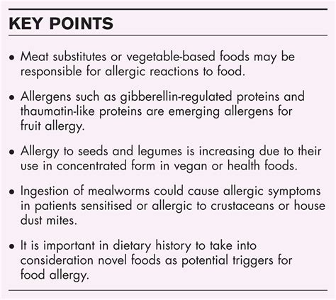 New arrivals in anaphylaxis to foods : Current Opinion in Allergy and ...