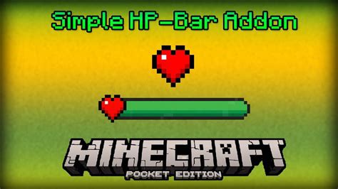 Simple Health Bar Resource Pack (1.20, 1.19) - Health Indicator - 9Minecraft.Net