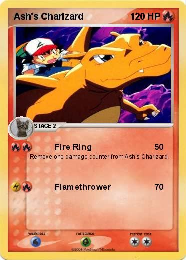 Pokémon Ash s Charizard 3 3 - Fire Ring - My Pokemon Card