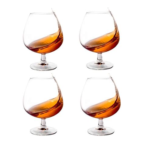 Cognac Drinking Glasses - Set of 4 Pieces - 350ml | Shop Today. Get it ...