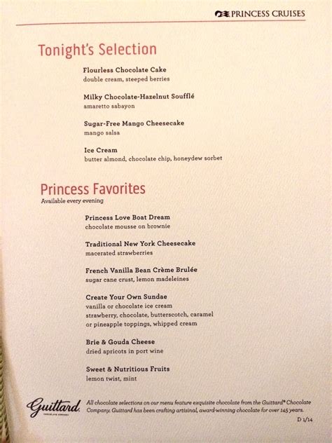 Princess Cruises Menu and Food: Day 1 of 7 - Any Tots