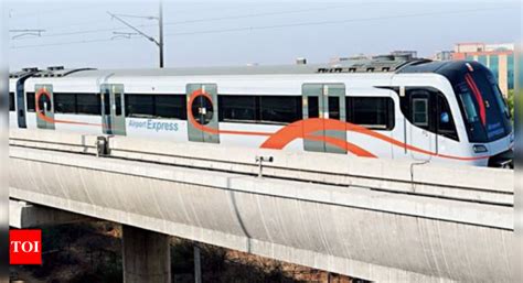 Delhi Airport Metro: New Delhi Metro hits 110 kmph on Airport Express ...