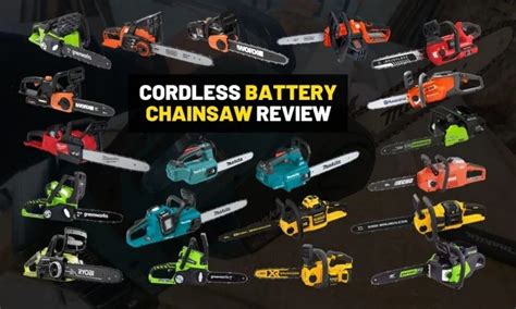 2 Types Of Cordless Chainsaws In (2024): Lightest 21 Beasts