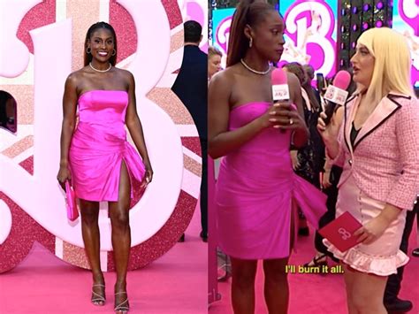 Issa Rae admits she ‘hates’ pink as she reveals plan to ‘burn’ her Barbie-inspired clothes | The ...