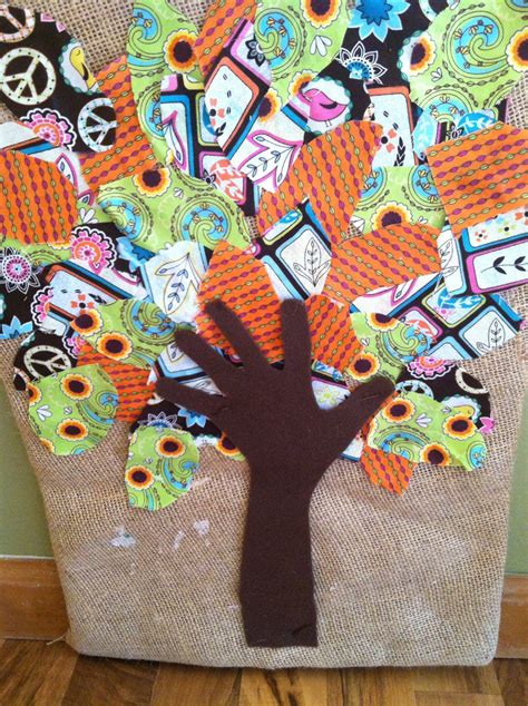 Fabric Tree - Green Kid Crafts