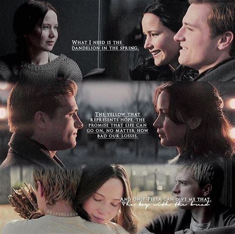 Peeta and Katniss | Hunger games peeta, Hunger games, Hunger games quotes