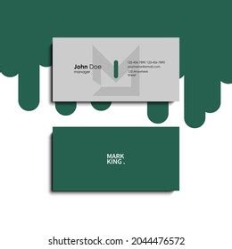 Illustration Vector Graphic Minimalist Business Cards Stock Vector (Royalty Free) 2044476572 ...