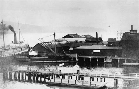 Curtis Wharf, Anacortes, Washington - c1905 | Historic Photos Washington | Pinterest