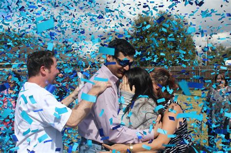 Gender Reveal Blue Confetti Cannon: Superior Celebrations