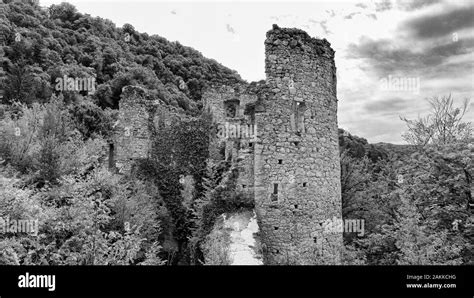 Old castle ruins, Samobor Stock Photo - Alamy