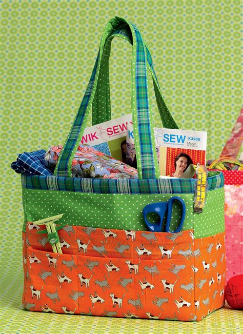 KWIK SEW Project Organizer Tote Bags Pattern | National Sewing Circle